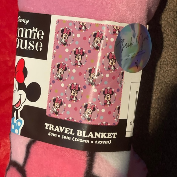 NWOT Mickey stocking and Minnie blanket - Picture 2 of 2